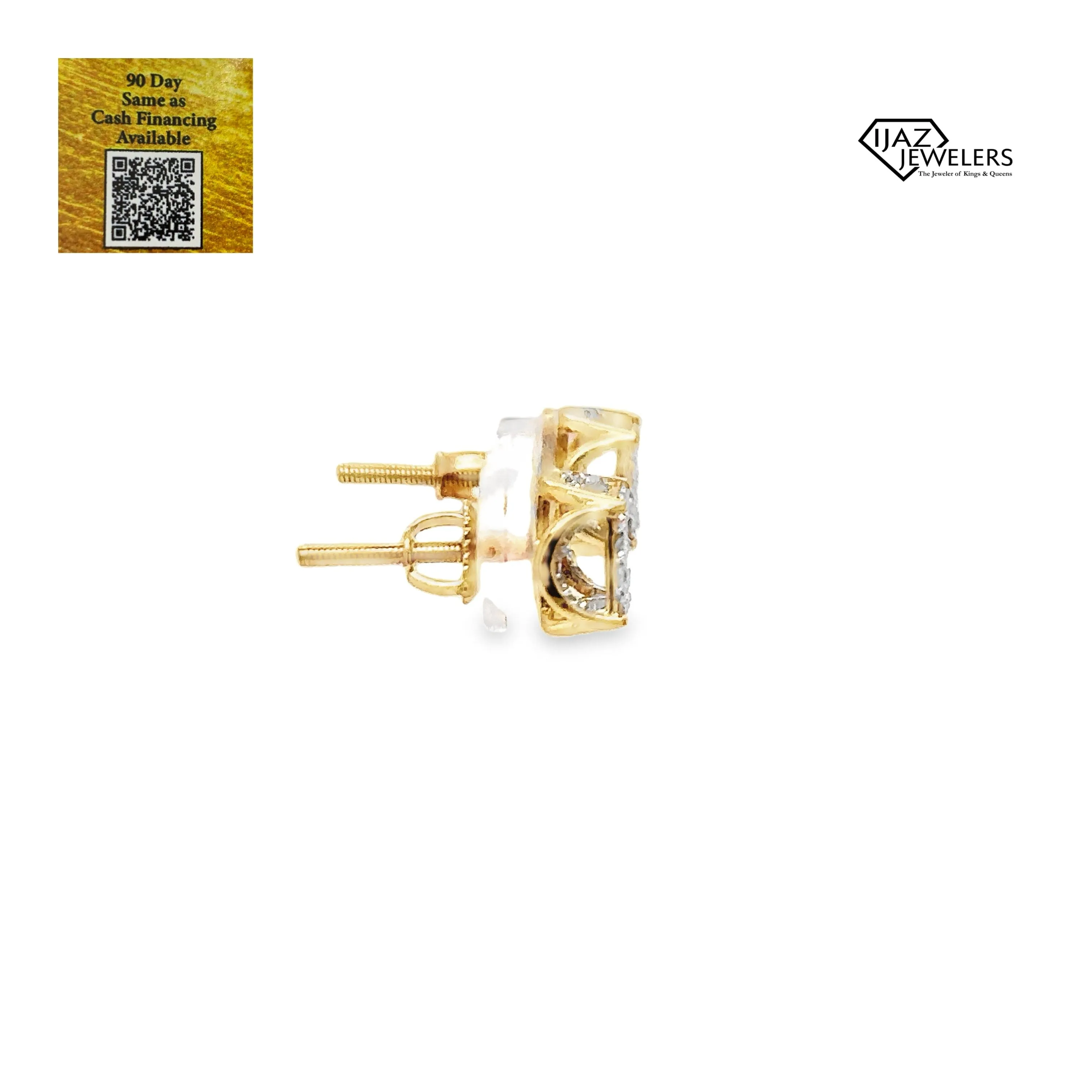 10K Gold 0.44 CTW Diamond Earrings