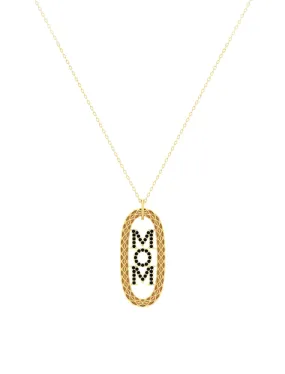 18K Gold Empowered Mom Necklace