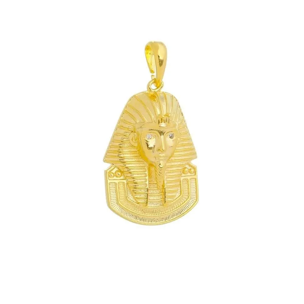 18k Gold Filled Egyptian Pharaoh Pendant