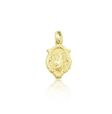 18k Gold Filled Saint Christopher Pendant