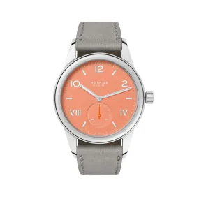 36MM NOMOS CLUB CAMPUS MANUAL WIND WATCH WITH CORAL ARABIC AND ROMAN DIAL