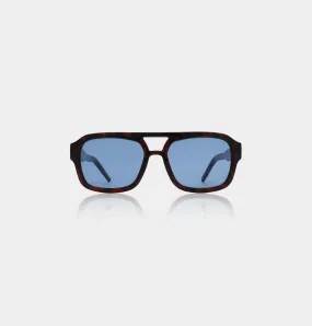 A. KJÆRBEDE Sunglasses Kaya - Demi Tortoise (Blue Lens)