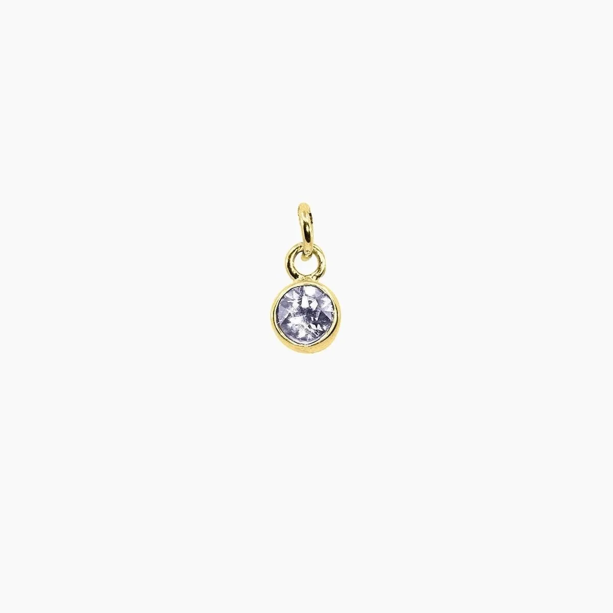 Add-On Swarovski Birthstone Charm (Gold)