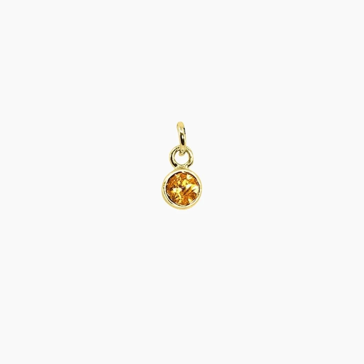 Add-On Swarovski Birthstone Charm (Gold)