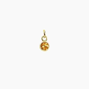 Add-On Swarovski Birthstone Charm (Gold)