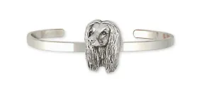 Afghan Hound Bracelet Jewelry Sterling Silver Handmade Dog Bracelet AF4-CB