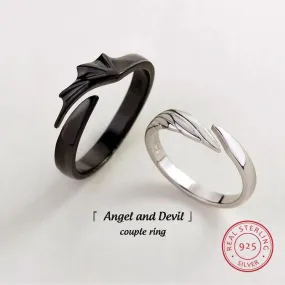 Angel & Devil Divine Couple Rings