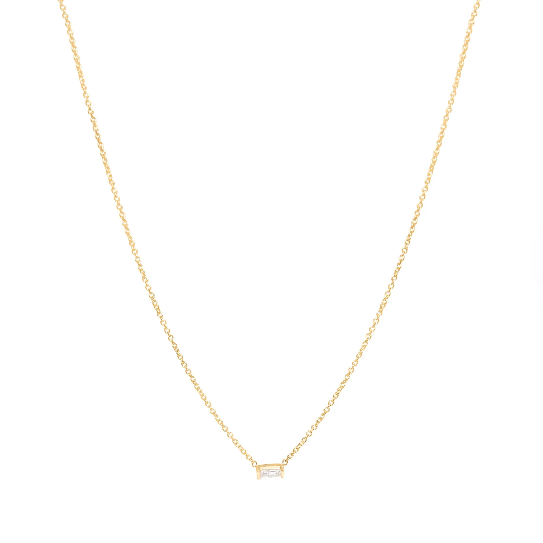 Baguette Necklace