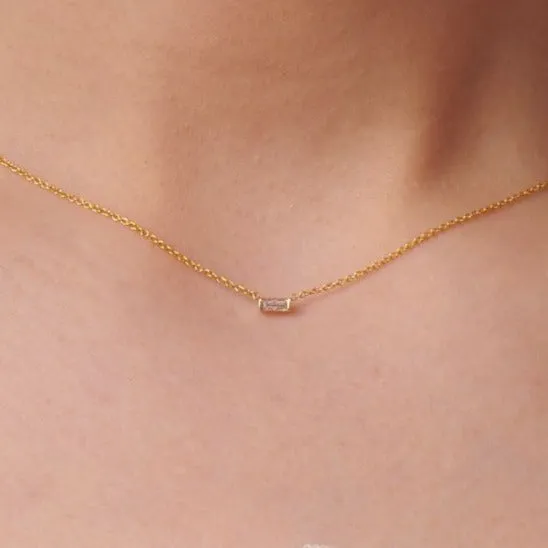 Baguette Necklace