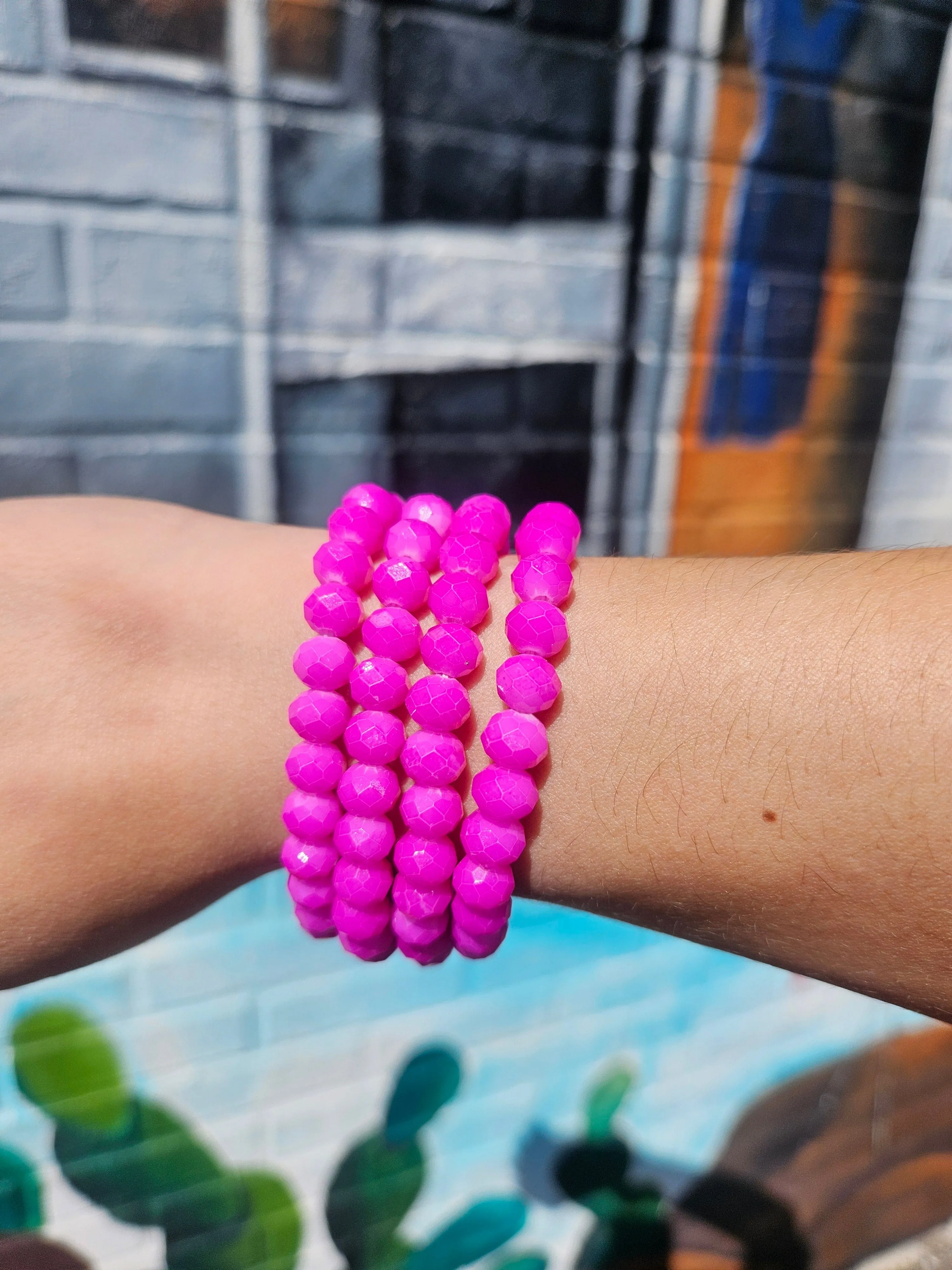 Beaded Game Day Bracelets