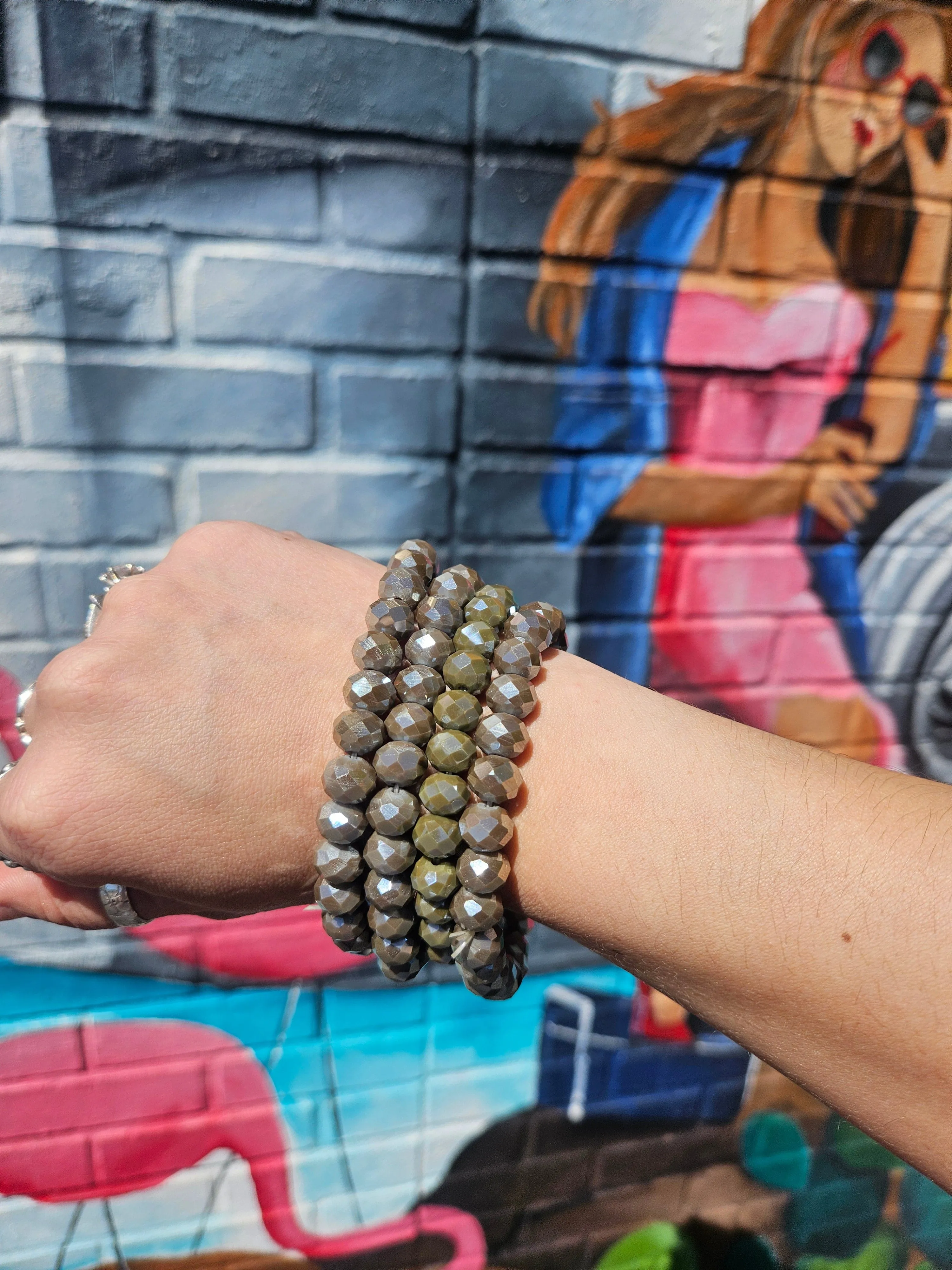 Beaded Game Day Bracelets