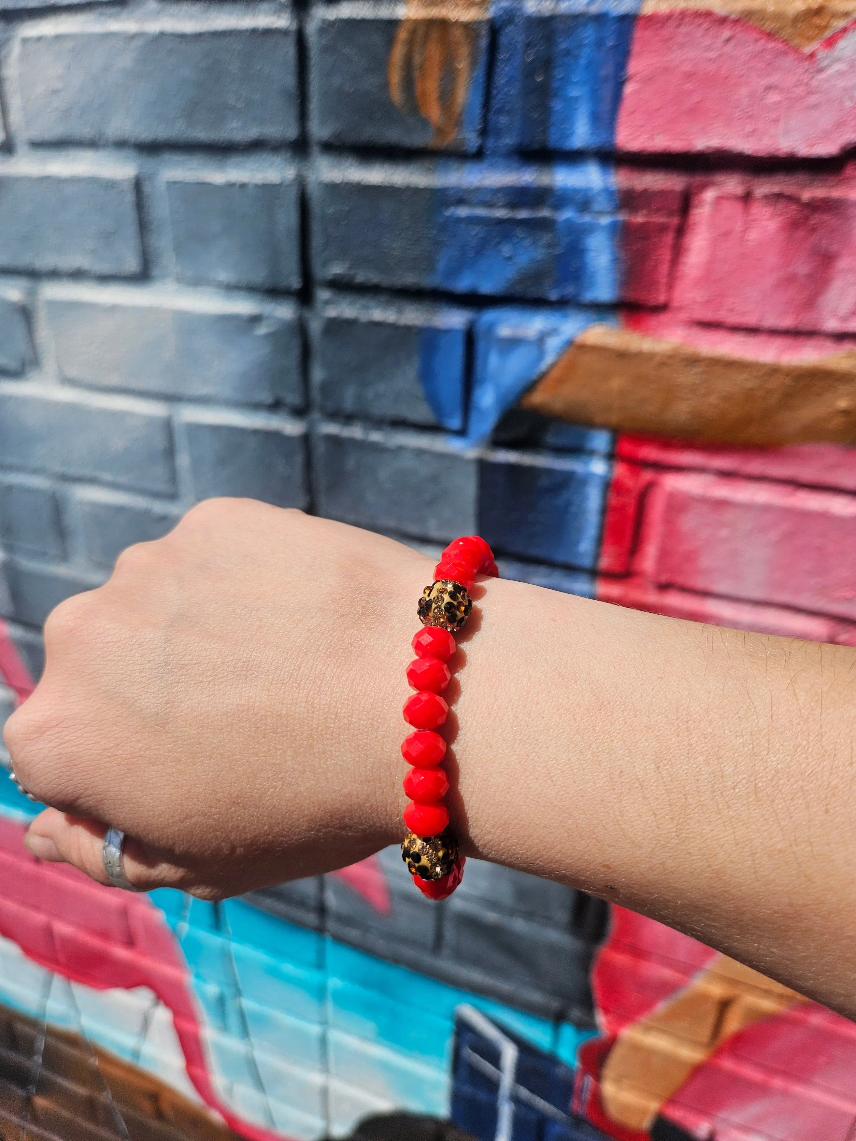 Beaded Game Day Bracelets