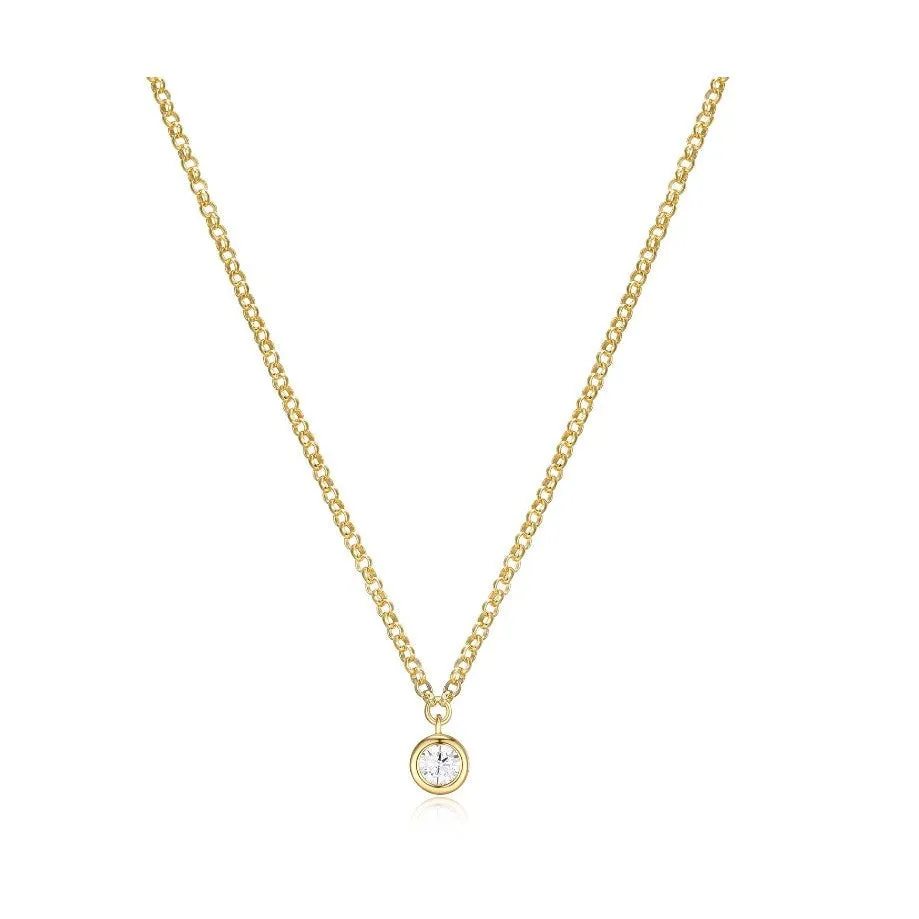 Bezel Necklace