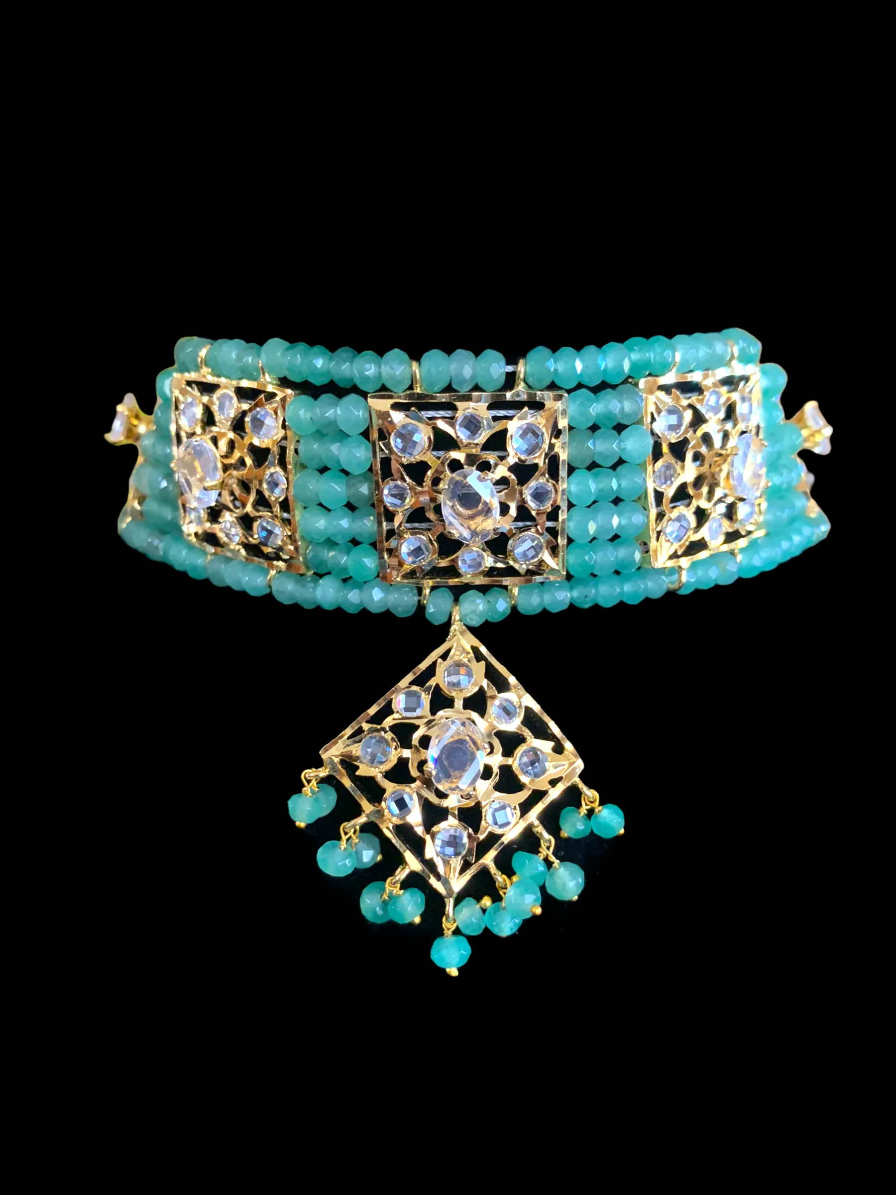 C199 Anushay choker with earrings ( READY TO SHIP )