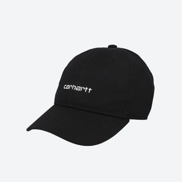 Carhartt Script Canvas Cap I028876 7 black-white