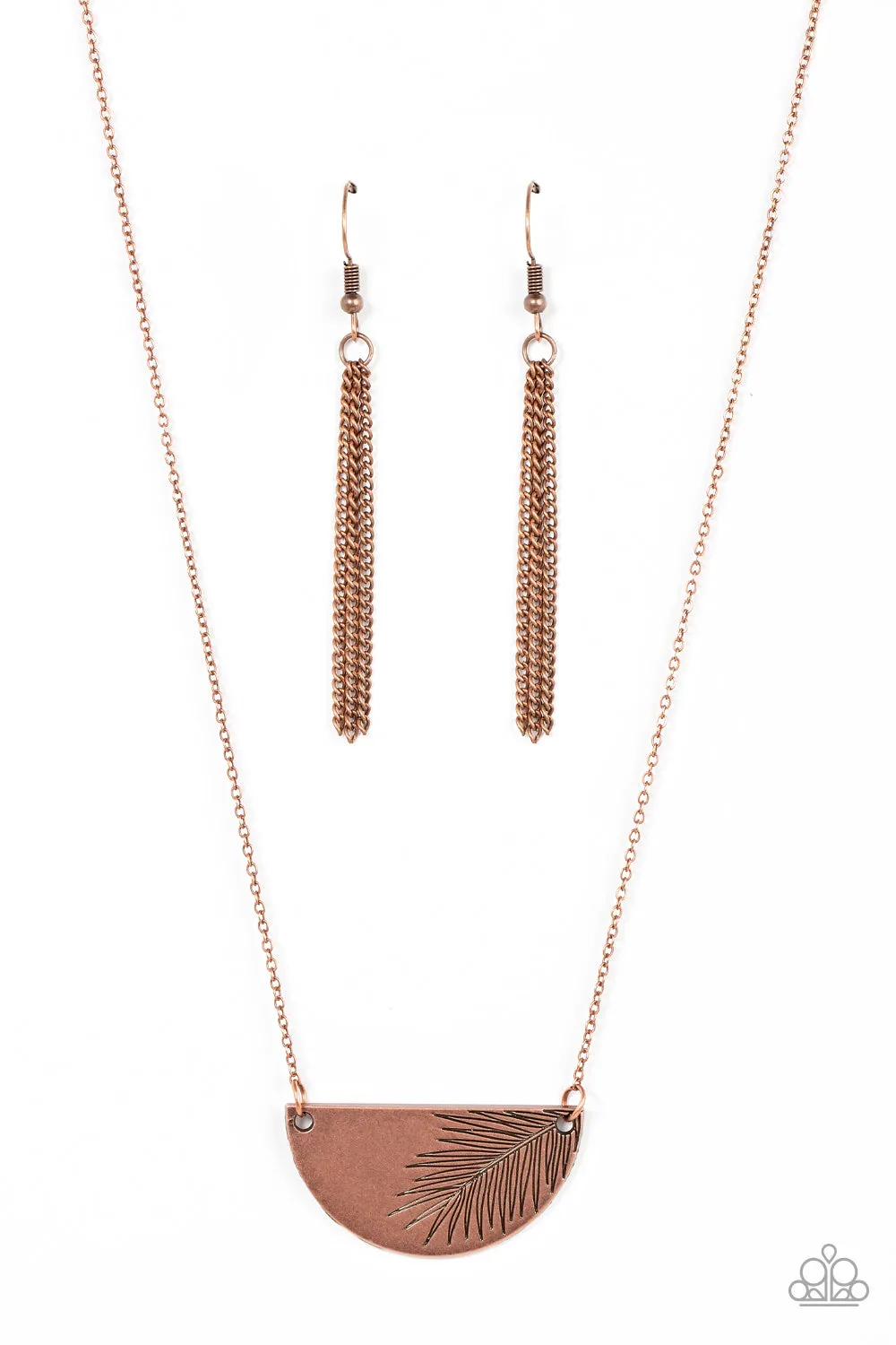 Cool, PALM, and Collected - Copper Necklace