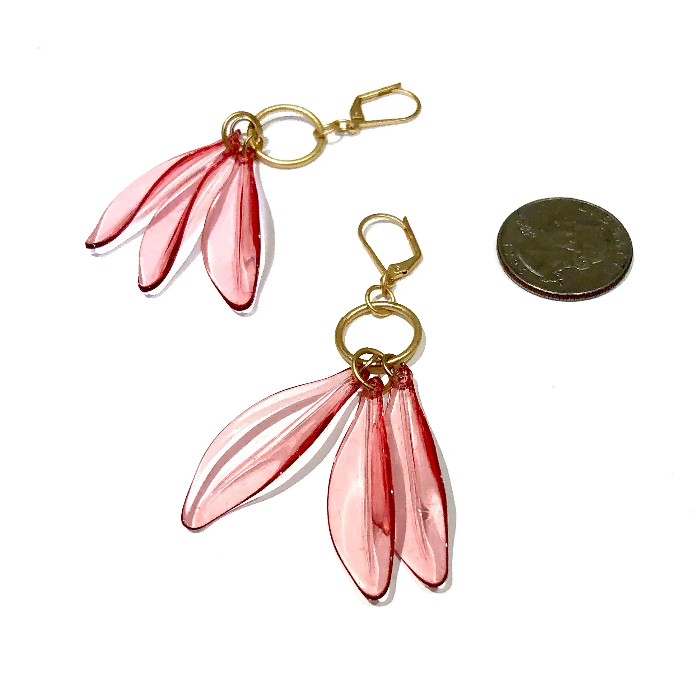 Cranberry Dream Drop Earrings