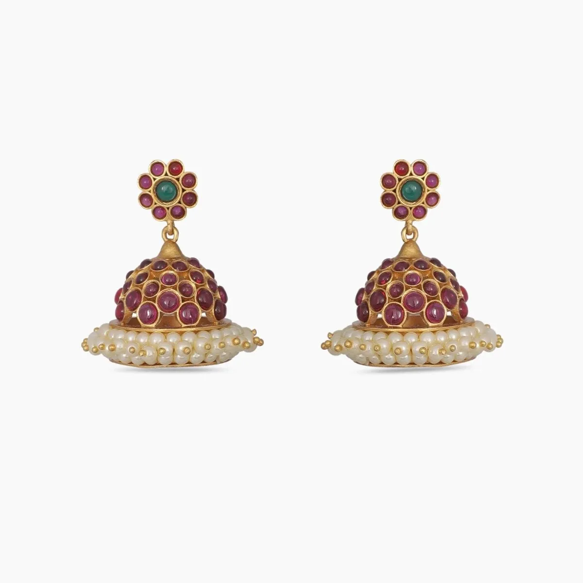 Devika Antique Jhumka Earrings