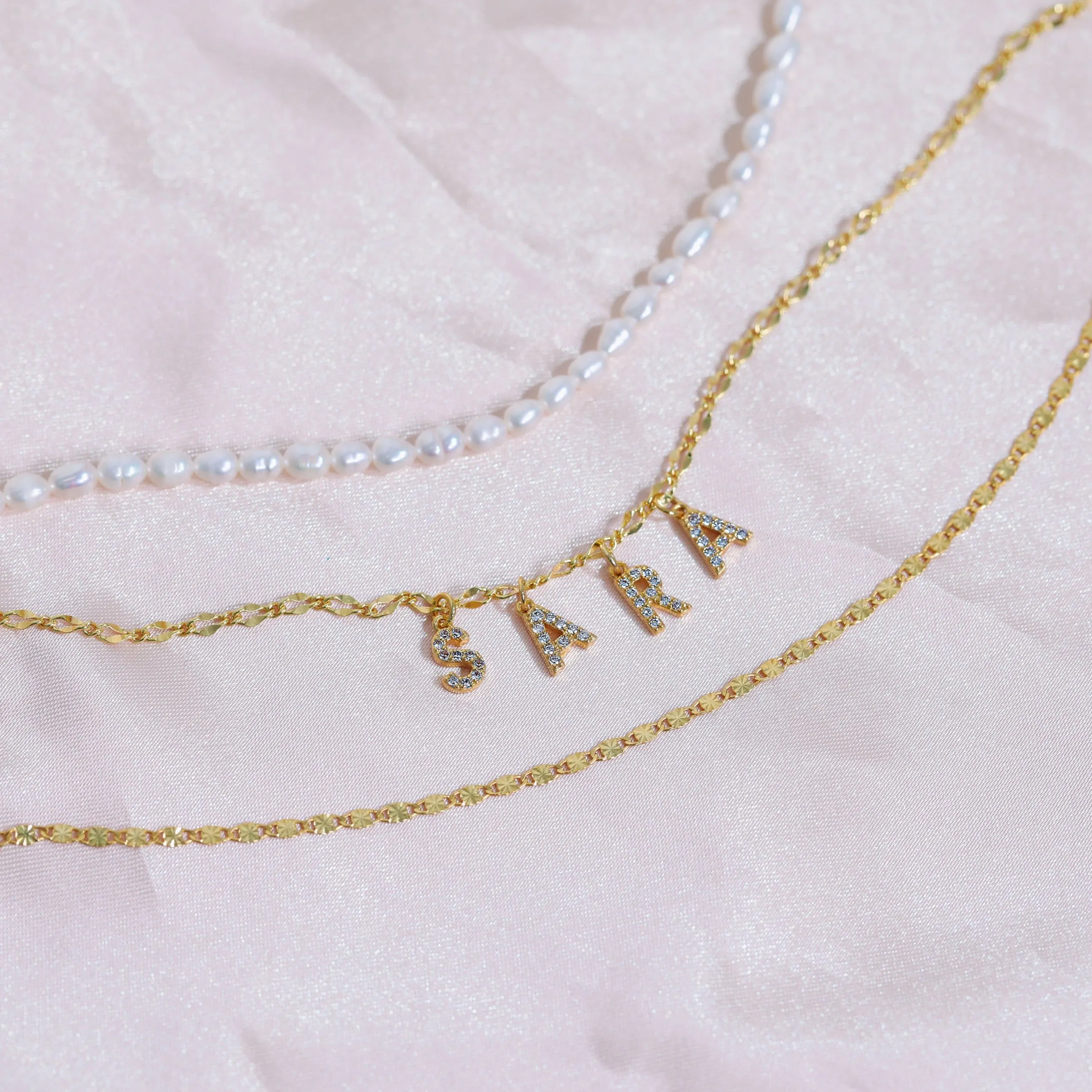 Diamond Name Choker