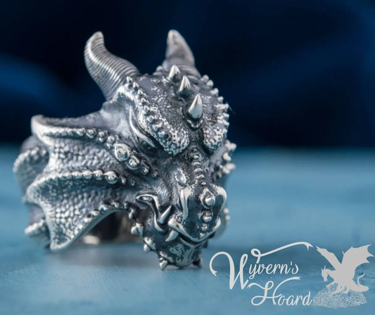 Dragon's Head Sterling Silver Ring