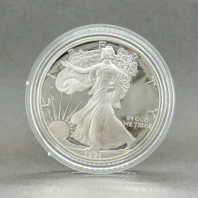 Estate 0.999 Fine Silver 1991-S American Eagle Dollar Coin