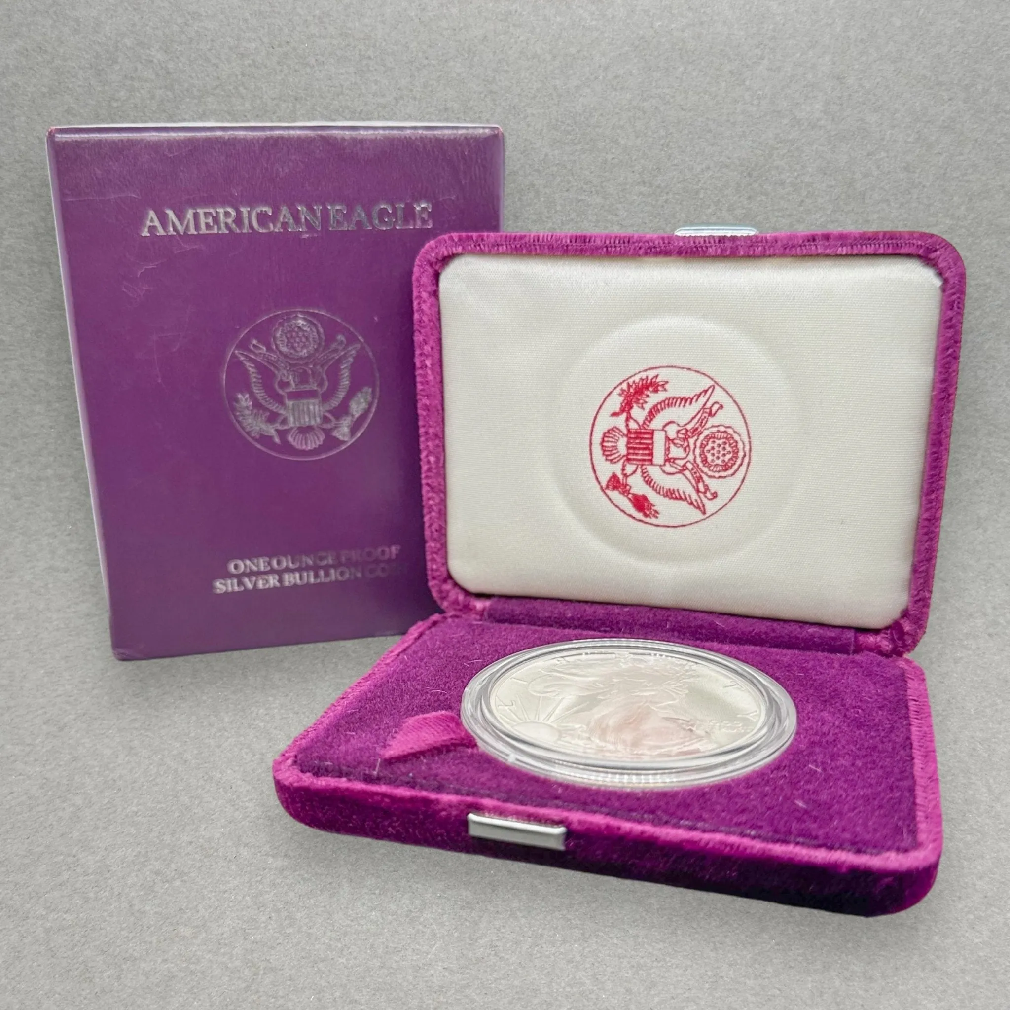 Estate 0.999 Fine Silver 1991-S American Eagle Dollar Coin