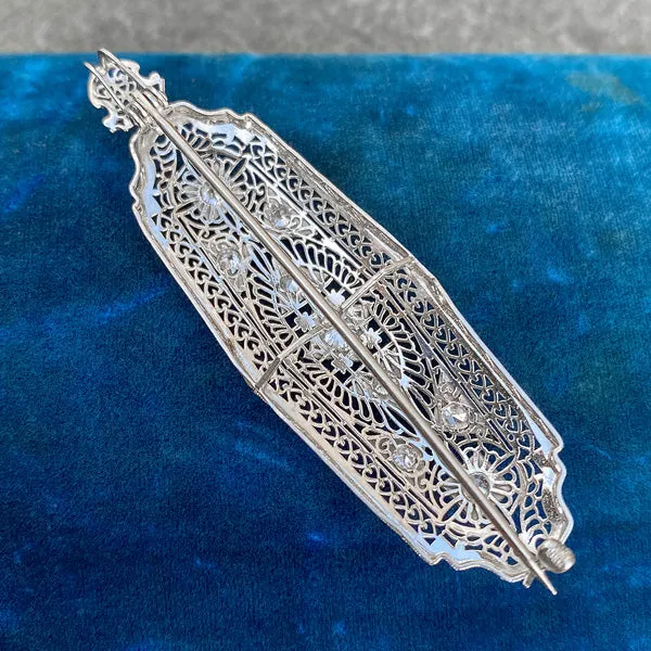 Filigree Diamond Pendant