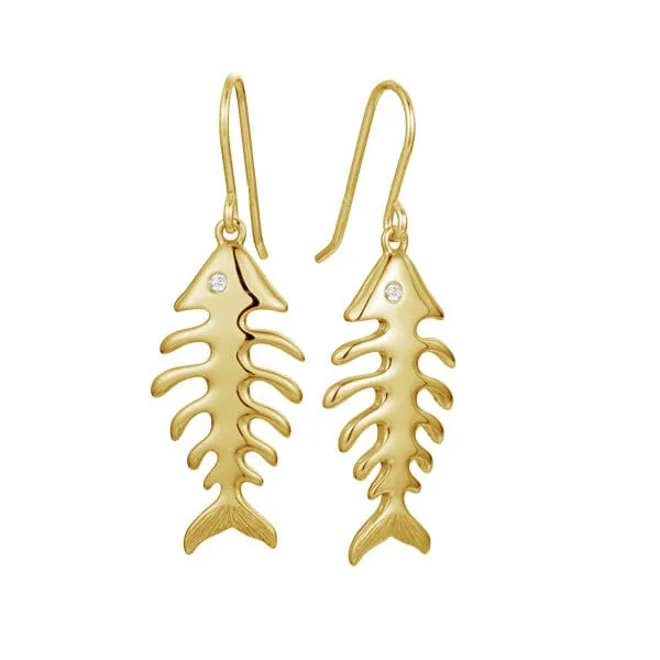 Fishbone Earrings