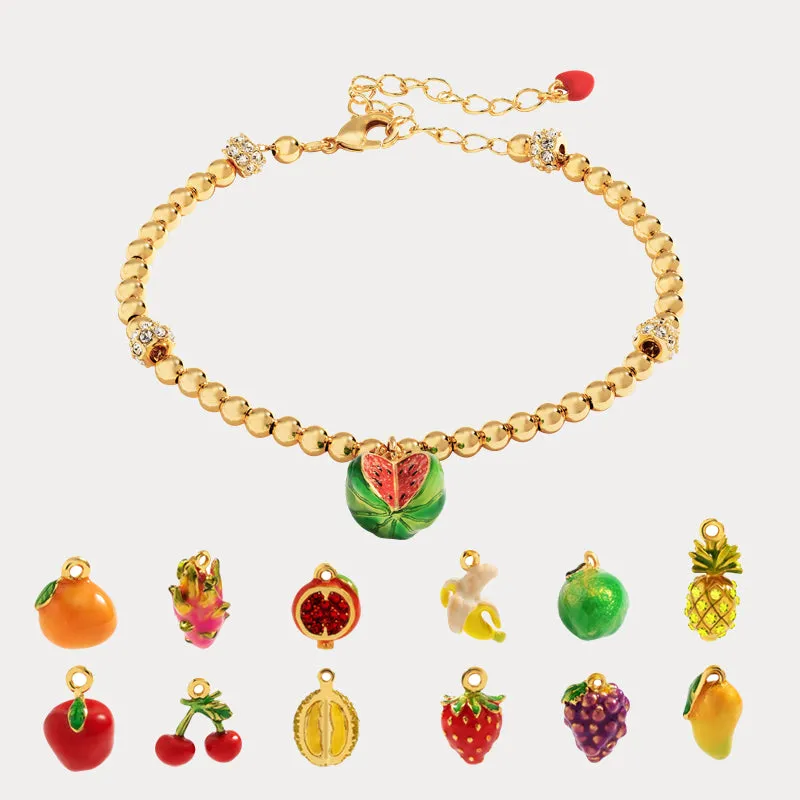 Fruit Enamel Bracelet