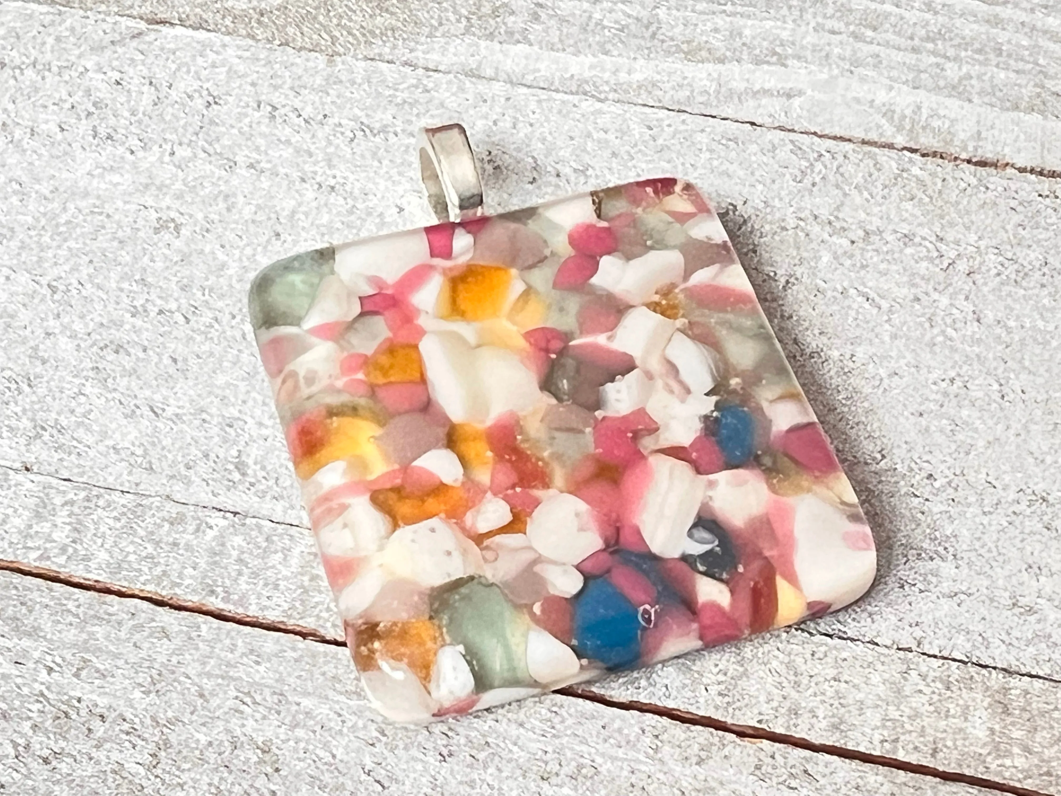 Fused Glass Pendant~Aphrodite