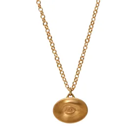 Gabriella Kiss 14k Small Eye Love Token Necklace - 21