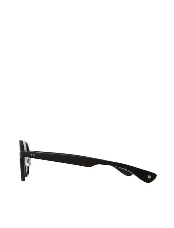 Garrett Leight Lady Eckhart 50 Sunglasses Matte Black/Pacifica