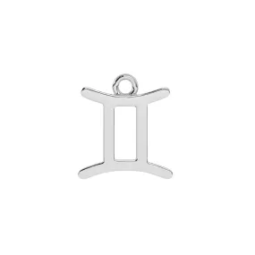 Gemini Zodiac Charm | Sterling Silver