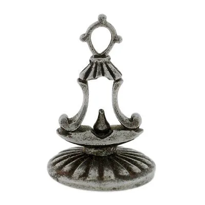 Georgian Steel Double Family Crest Fob Pendant