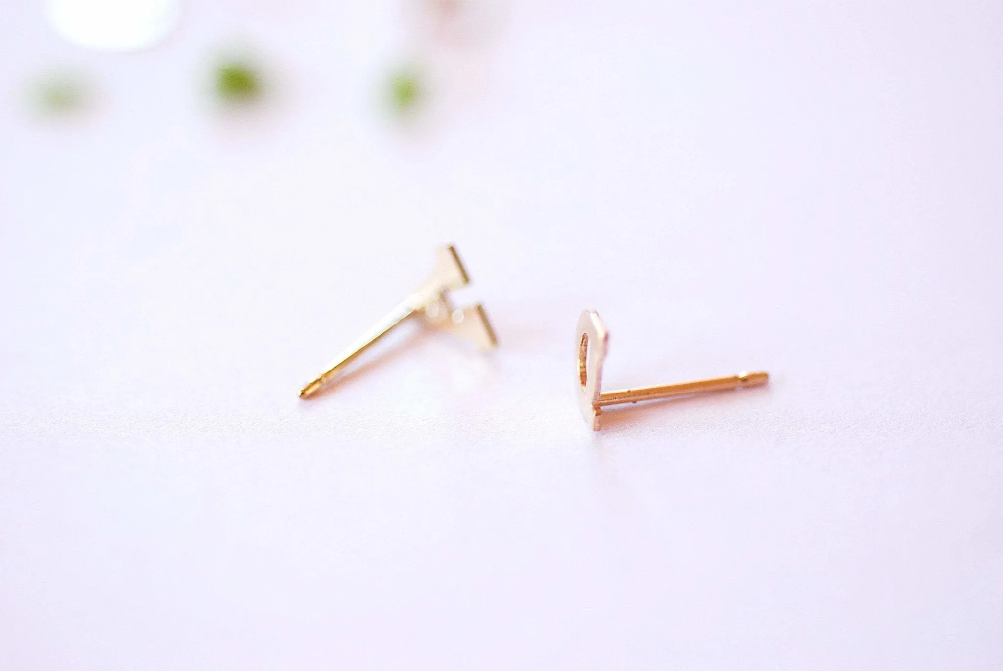 Gold Filled Letter Alphabet Initial Stud Earring Tiny Letter Earrings Stud Earrings Personalized Earrings Gold Earrings Custom Earrings