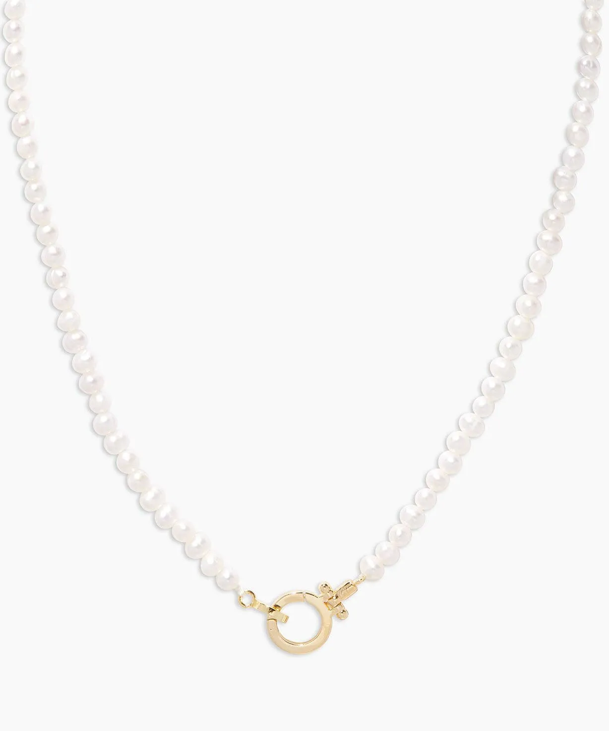 Gorjana Parker Pearl Necklace - Gold