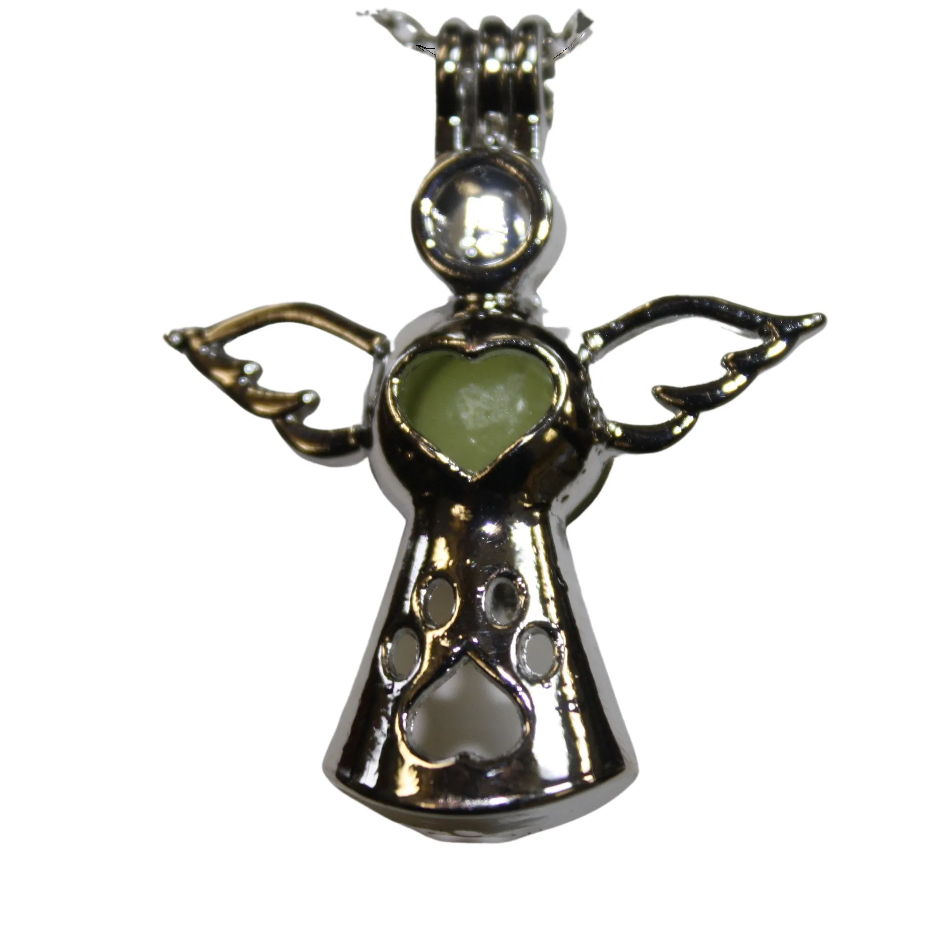 Guardian Angel Glow Pet Collar Pendant