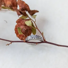 Hand Engraved Sterling Silver Ring