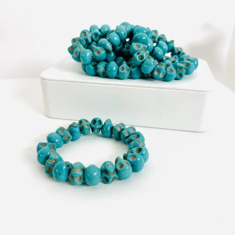 Hespera Exclusive LUX Skull Stretchy Bracelet