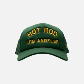 HOT ROD ESSENTIAL FOAM TRUCKER (GREEN/GOLD)