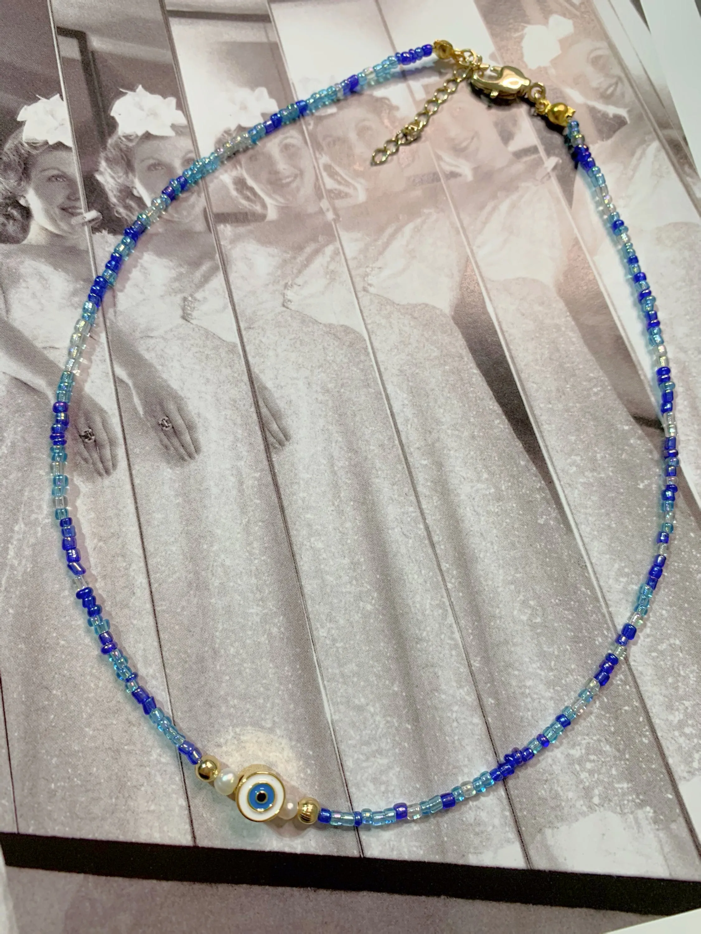 In the blues Evil Eye Choker