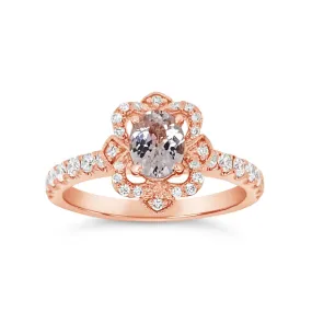 Irisa by Martin Binder Pink Sapphire & Diamond Engagement Ring (1.35 ct Gemstone)