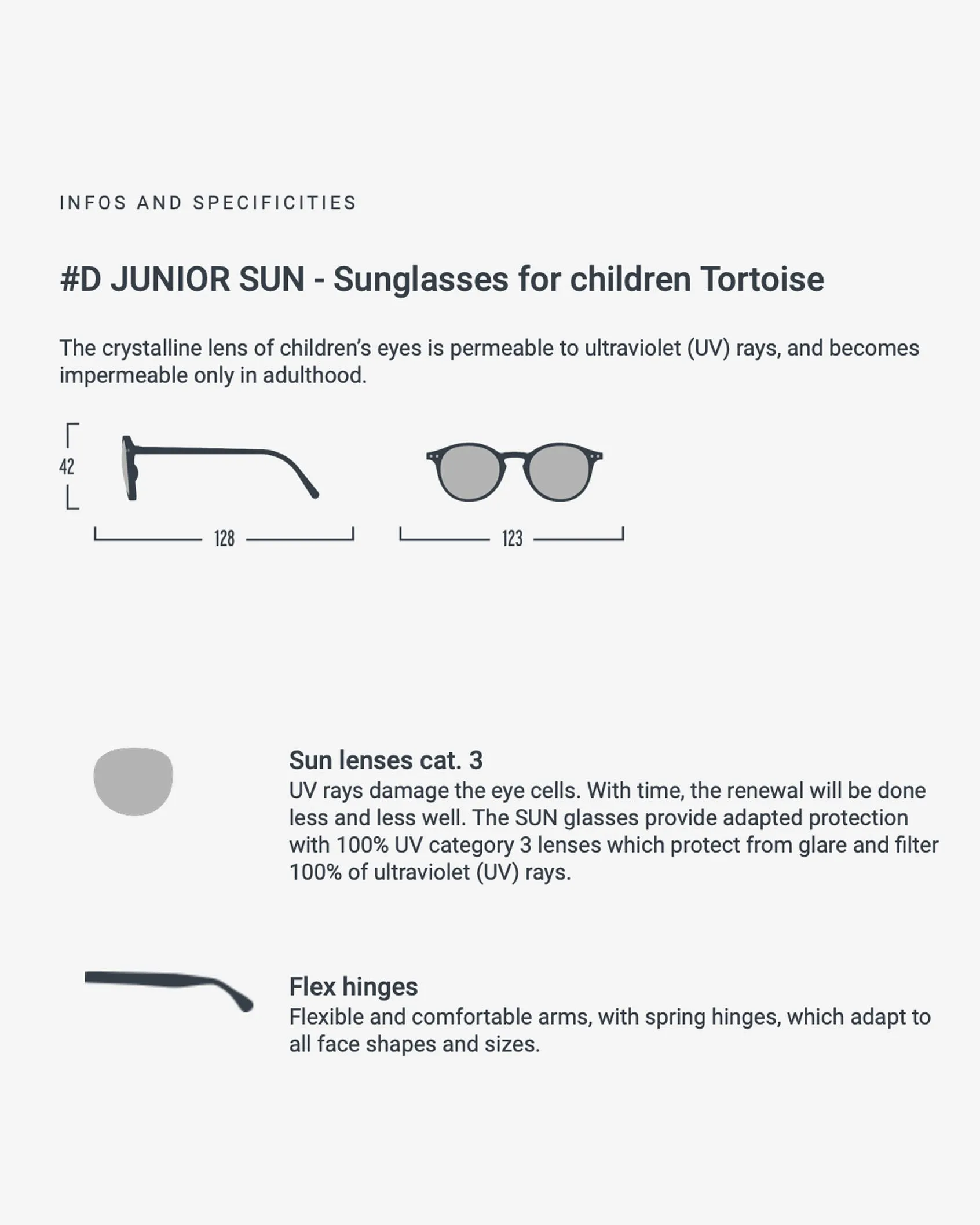 IZIPIZI Junior Sunglasses (5-10yr)