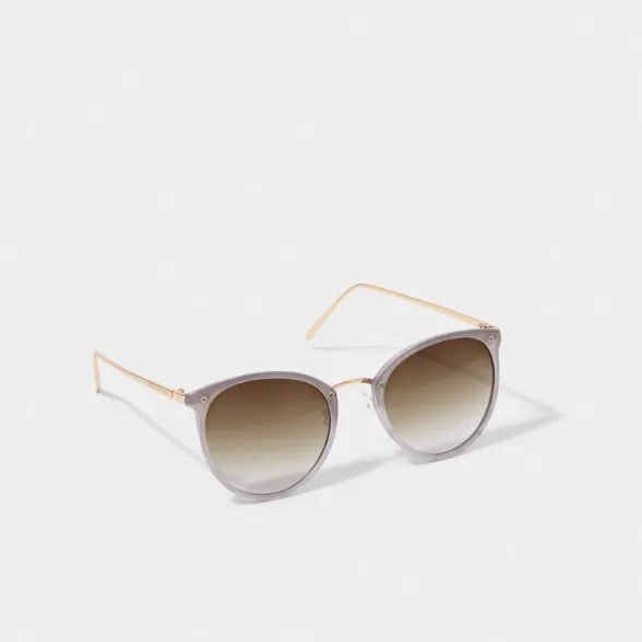 Katie Loxton Santorini Sunglasses in Taupe Gradient