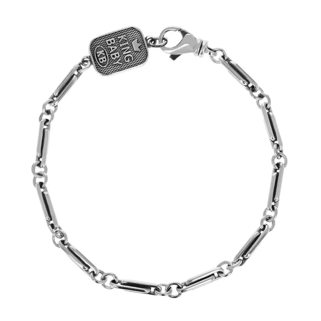 King Baby Small Paperclip Bracelet