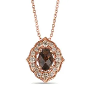 Levian Chocolate Quartz Necklace