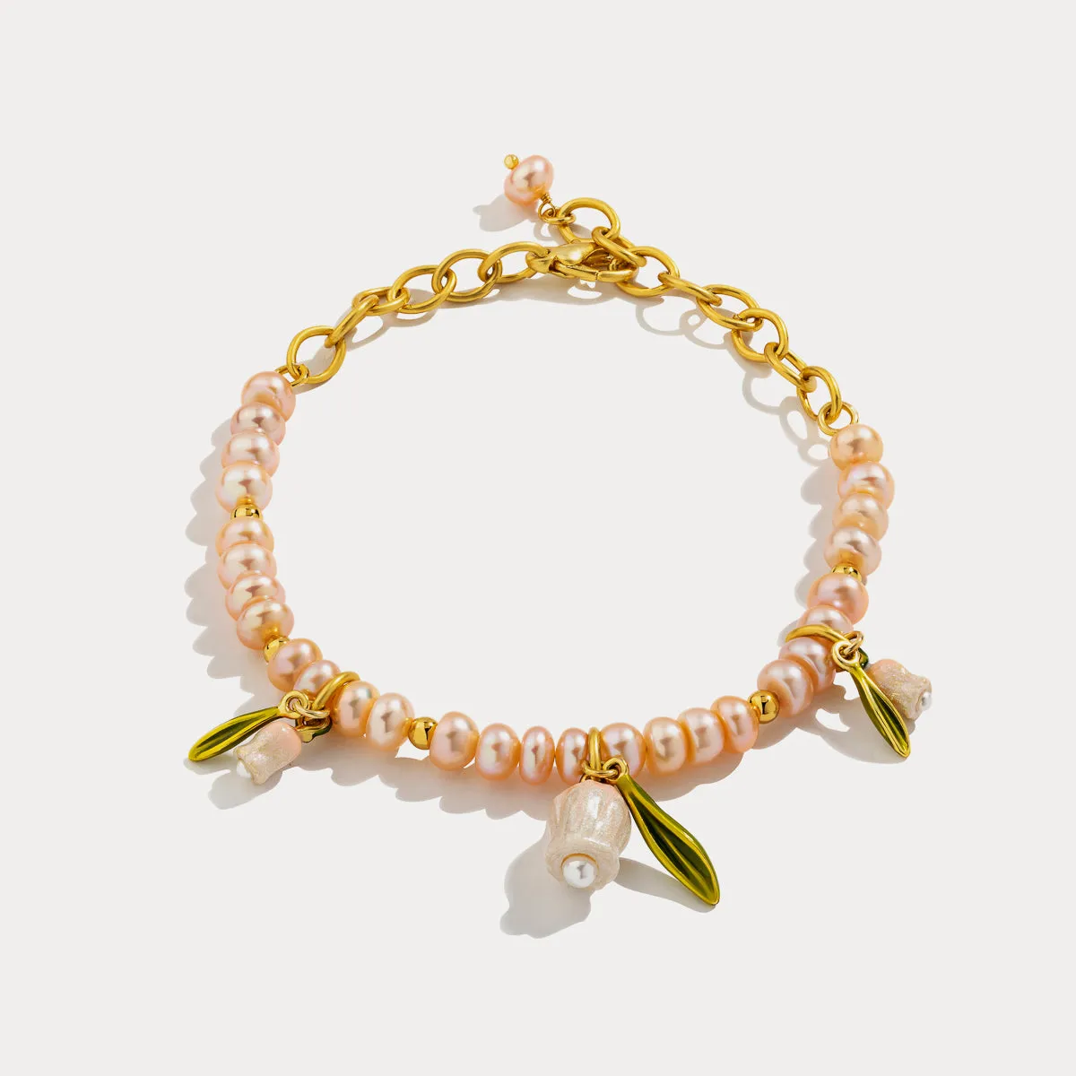 Lily Of The Valley Pearl Bracelet