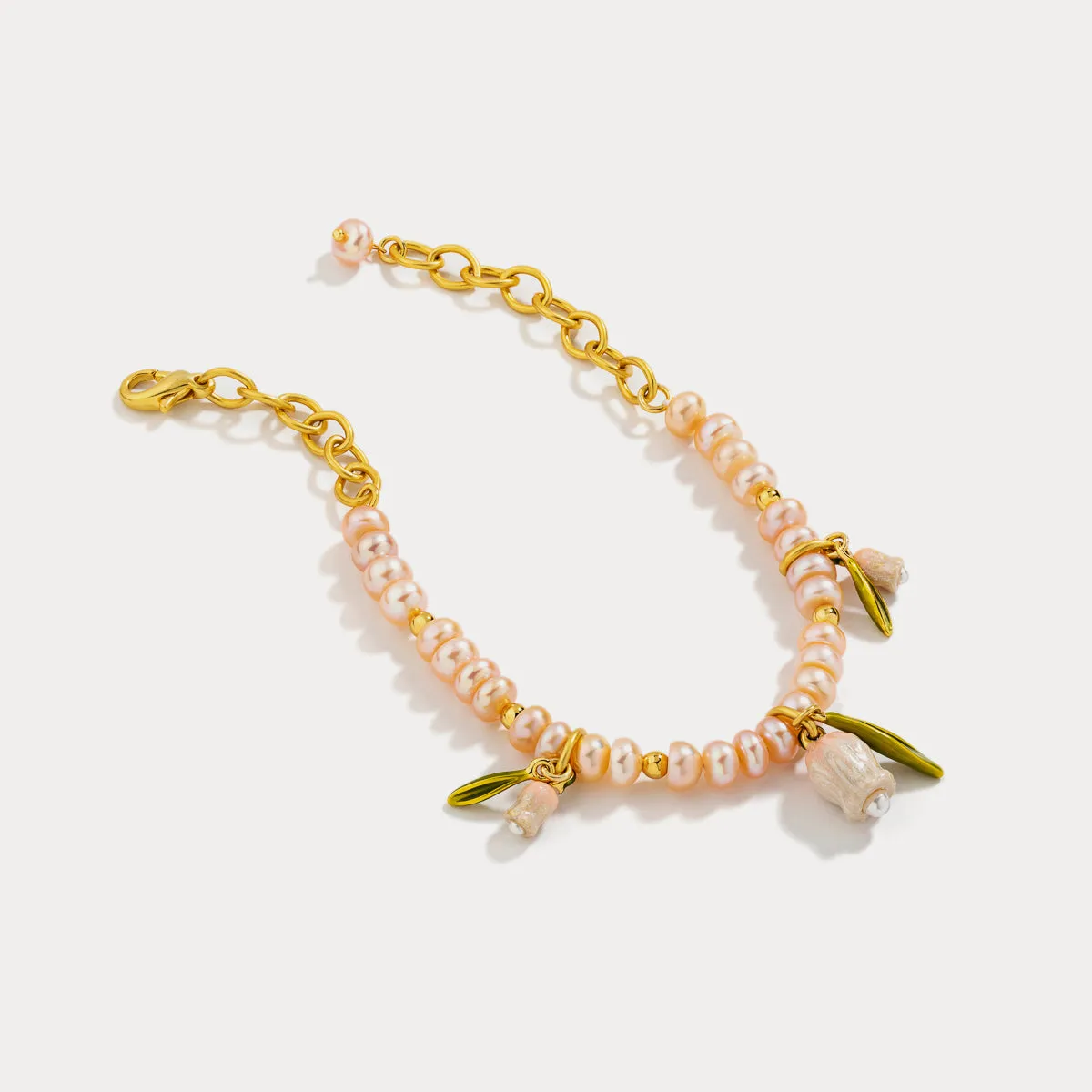 Lily Of The Valley Pearl Bracelet