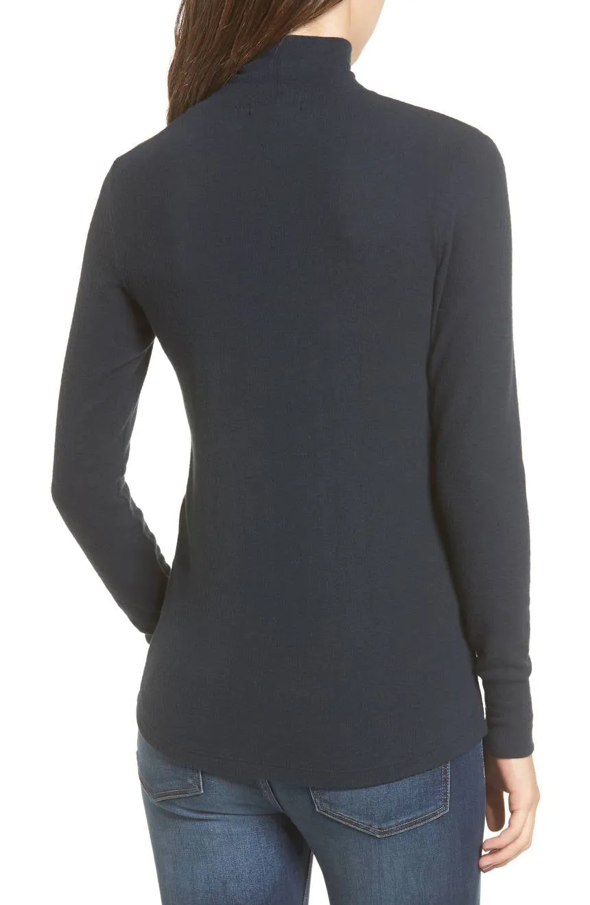 LNA Brushed Detached Turtleneck Long Sleeve Top