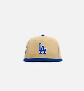 Los Angeles Dodgers Gold Dome 59Fifty Mens Fitted Hat - Gold/Blue